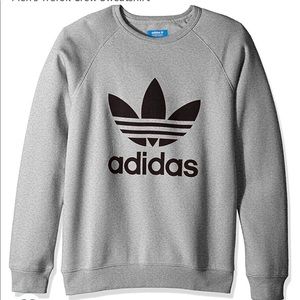 adidas grey crew neck